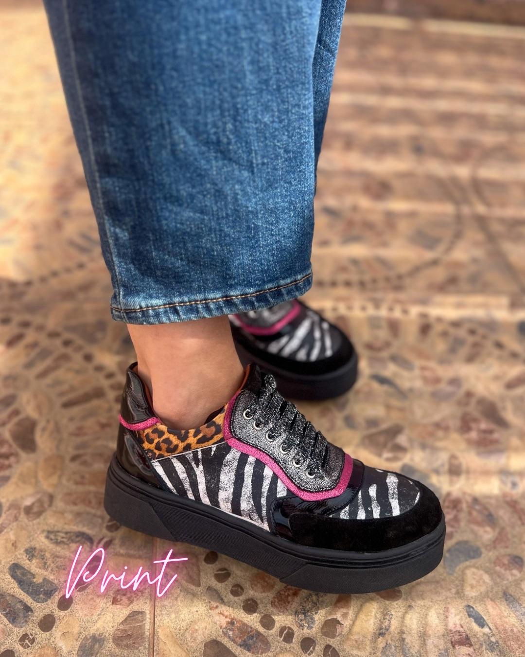 zapatilla print